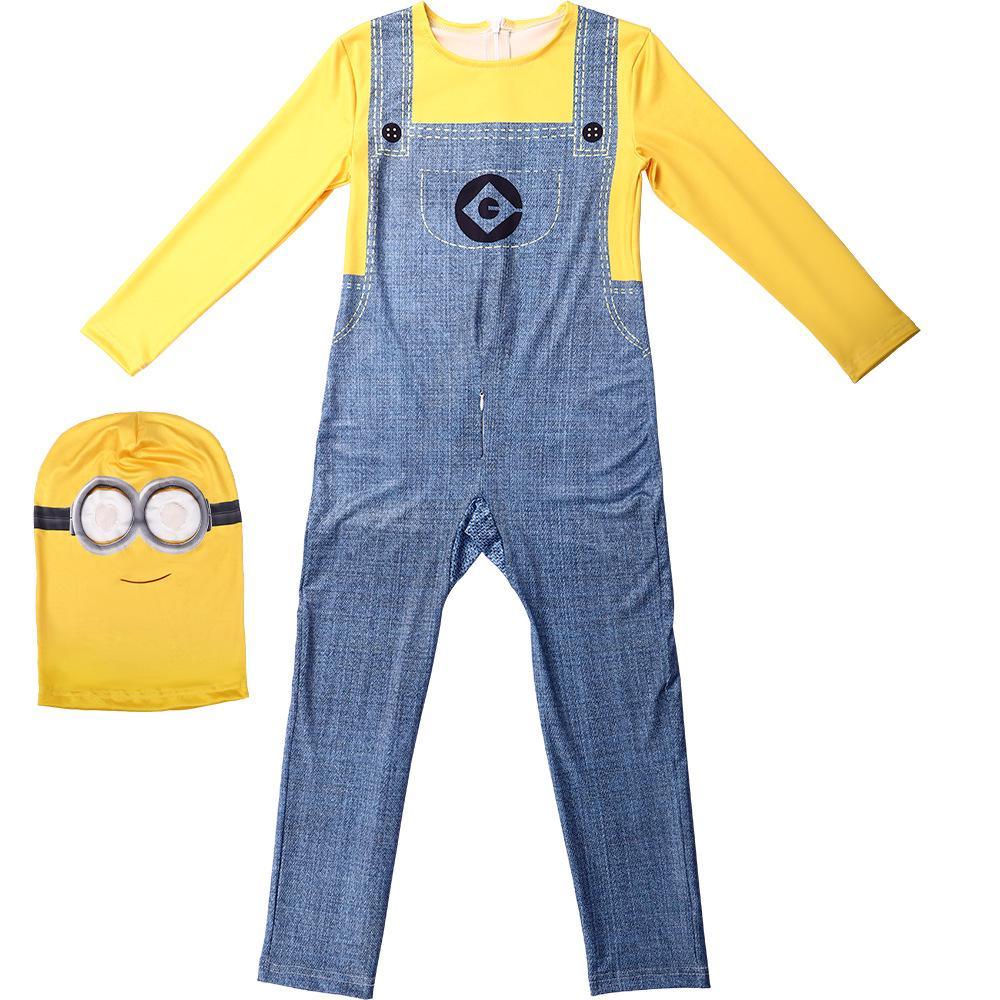 Despicable Me Minion Costume Cosplay Halloween Masquerade Party Halloween Full Set - Pajamasbuy