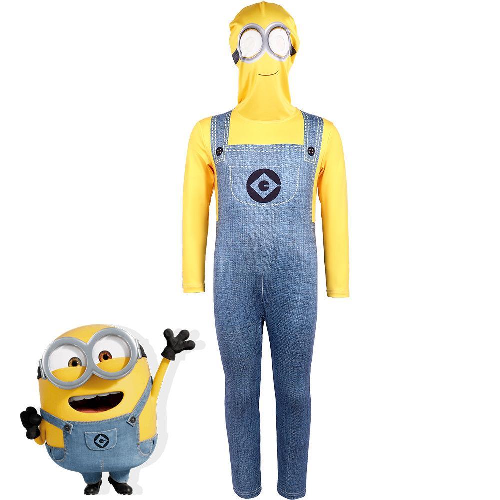 Despicable Me Minion Costume Cosplay Halloween Masquerade Party Halloween Full Set - Pajamasbuy