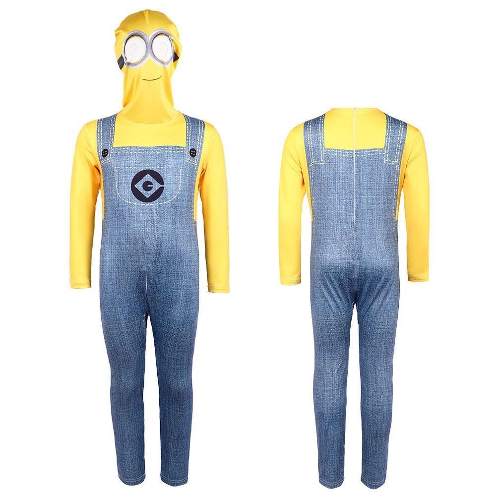 Despicable Me Minion Costume Cosplay Halloween Masquerade Party Halloween Full Set - Pajamasbuy