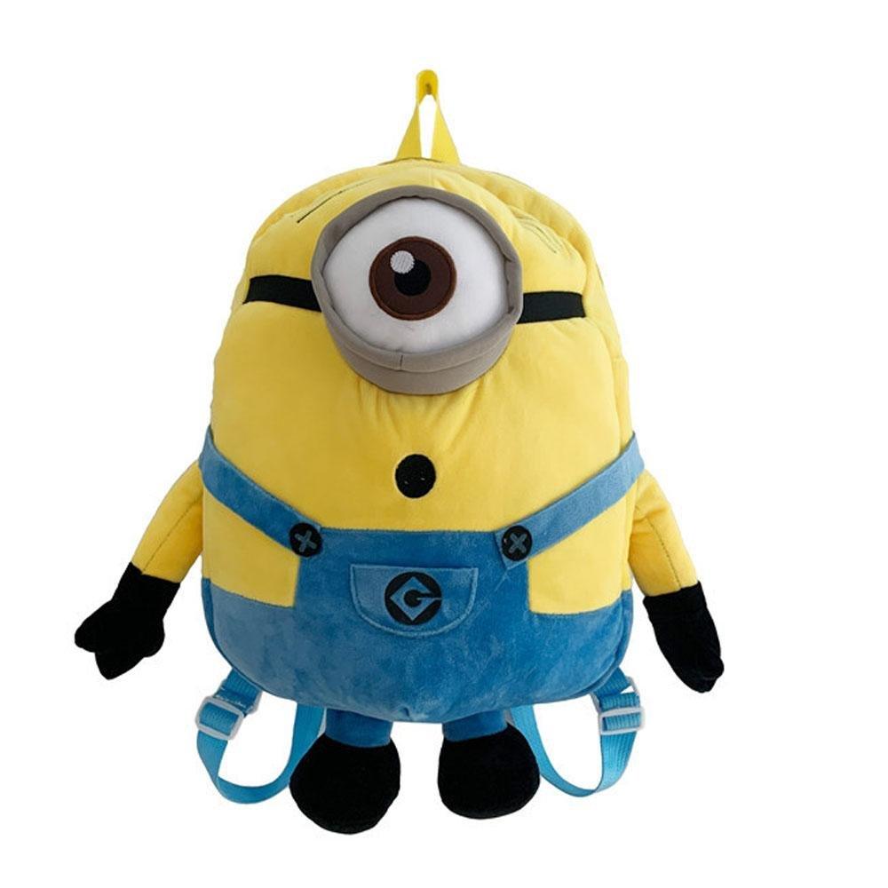 Despicable Me Minions Plush school bag large capacity student cartoon backpack - Pajamasbuy