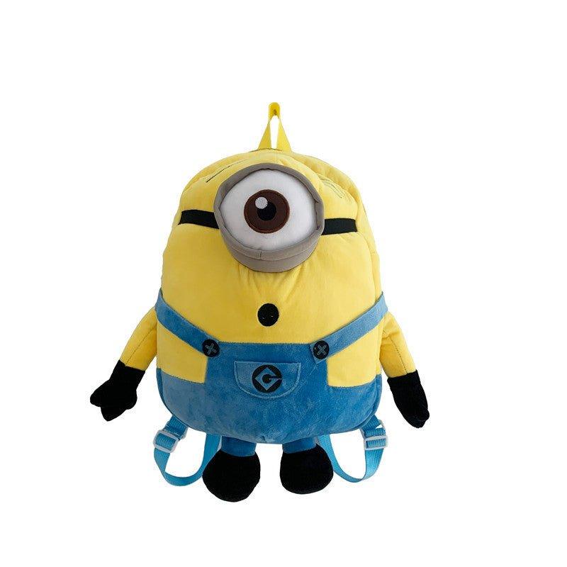 Despicable Me Minions Plush school bag large capacity student cartoon backpack - Pajamasbuy