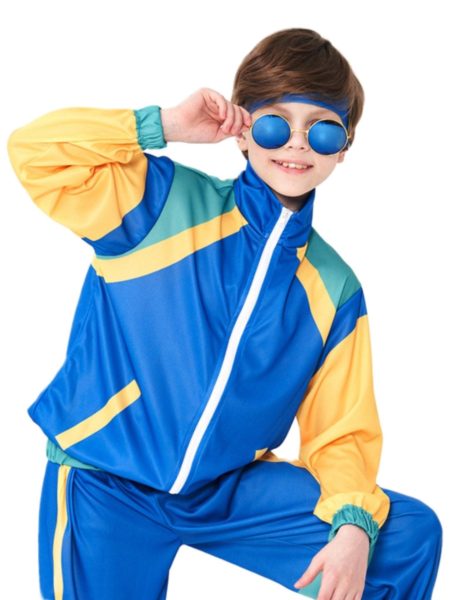 Disco 80S Costume Outfits Dance Set Hip Hop Modern Jazz Team Performance Kids - Pajamasbuy