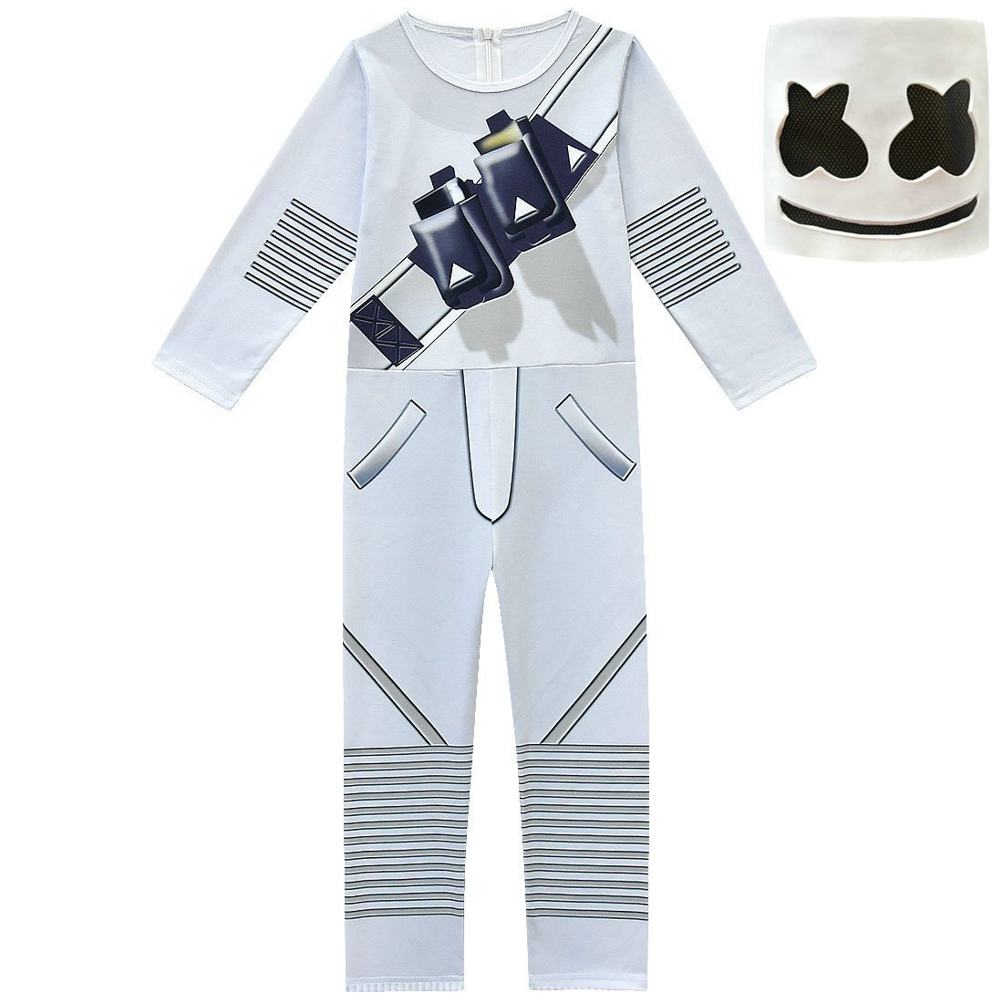 BuyDJ Marshmello Chris Comstock Costume Jumpsuit for Kids Gift Now Cheaper With 3 - 5 Days Ship - PajamasBuy