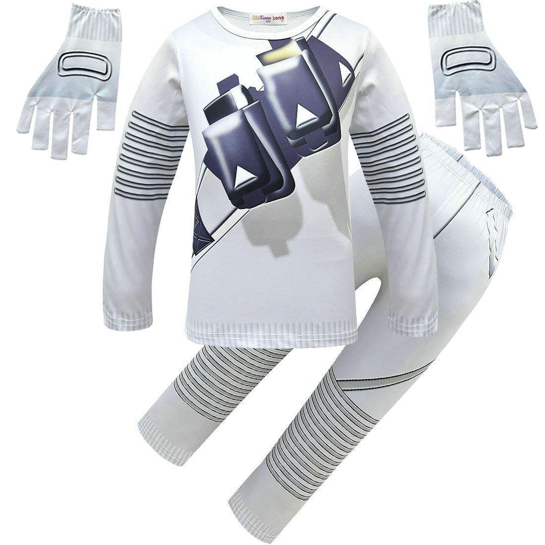 DJ Marshmello Chris Comstock Costume Top Pants Mask for Kid - Pajamasbuy