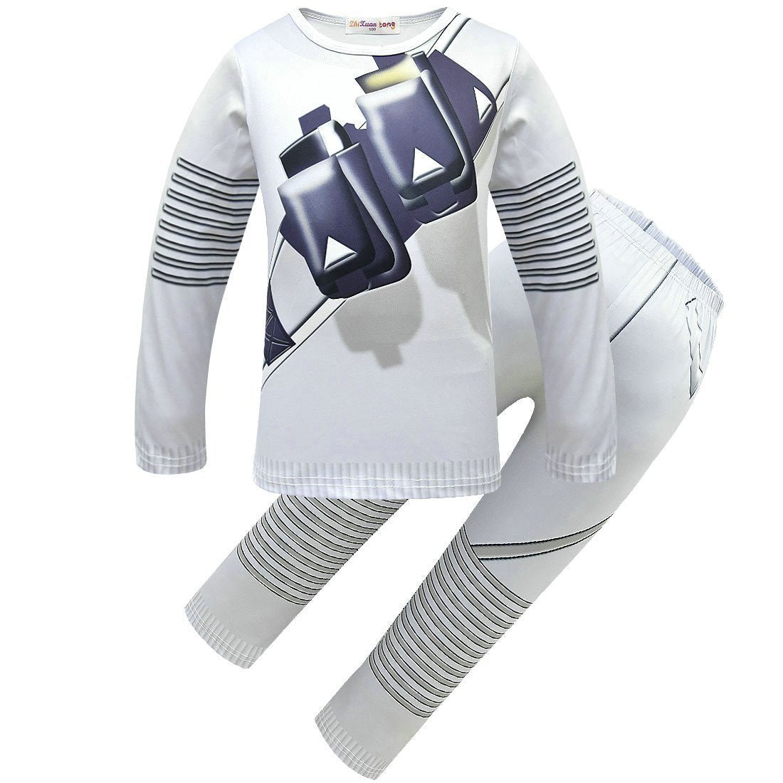 BuyDJ Marshmello Chris Comstock Costume Top Pants Mask for Kid Now Cheaper With 3 - 5 Days Ship - PajamasBuy