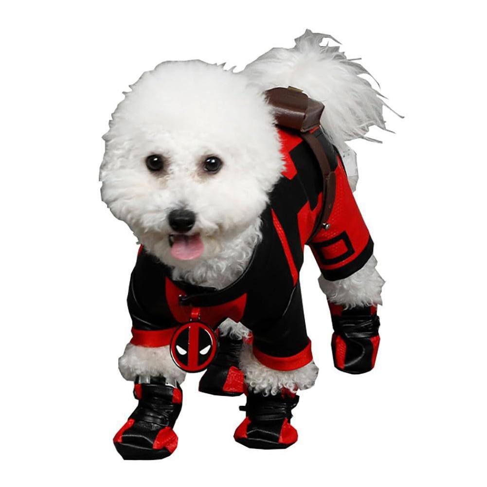 BuyDog Deadpool Costume Dog Pool Costumes Now Cheaper With 3 - 5 Days Ship - PajamasBuy