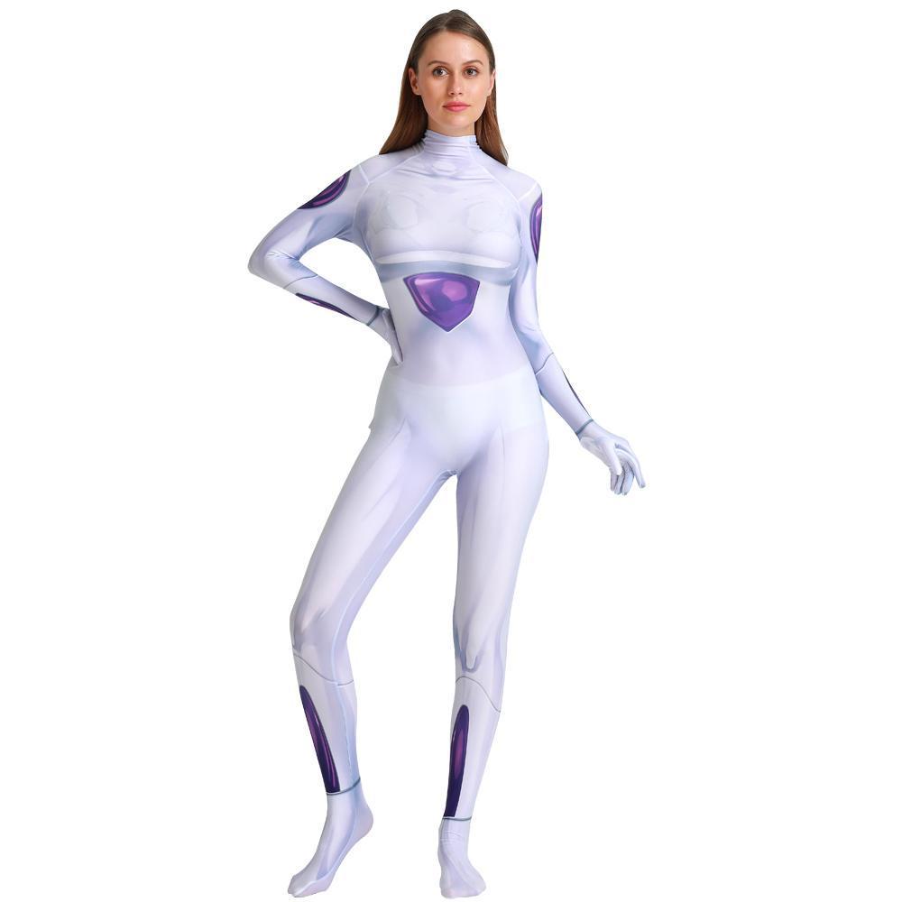 BuyDragon Ball Frieza Cosplay Costume Zentai Bodysuit for Halloween Party Now Cheaper With 3 - 5 Days Ship - PajamasBuy