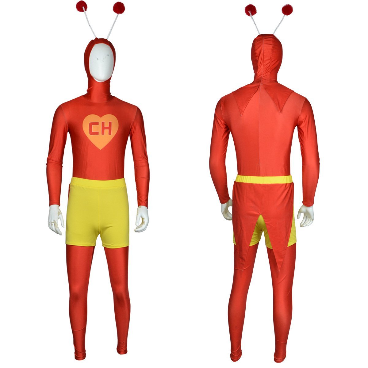 BuyEl Chapulín Colorado Cosplay Costume Chespirito4 The Red Grasshopper Now Cheaper With 3 - 5 Days Ship - PajamasBuy