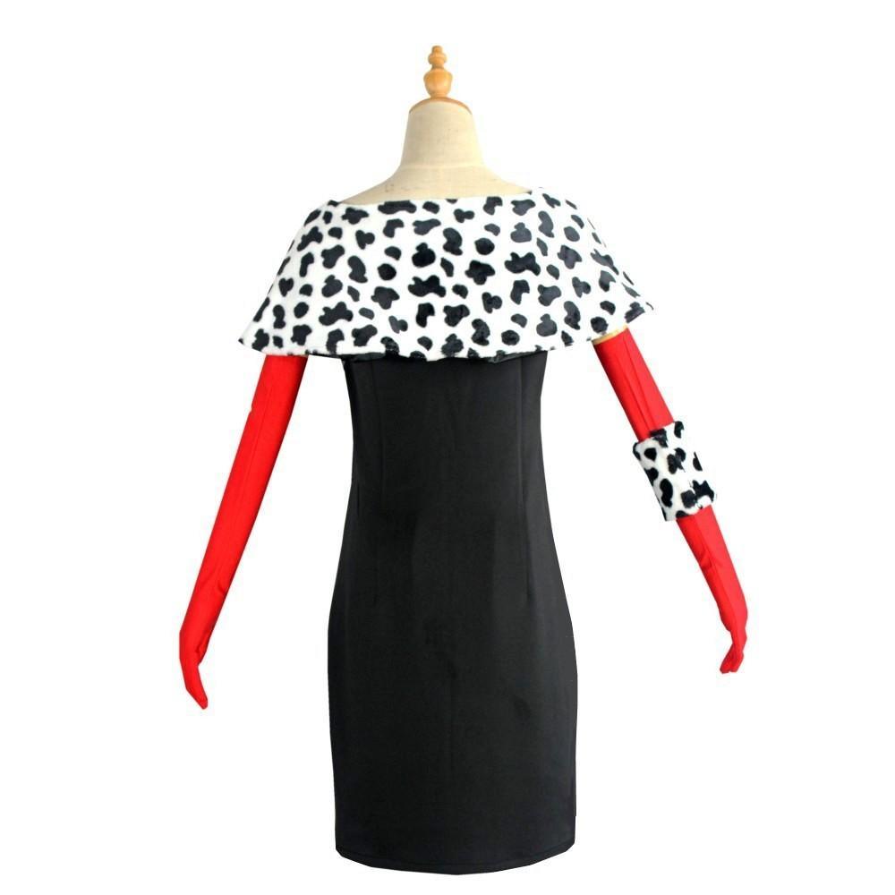 Evil Madame Costume Cruella De Vil cosplay dress 101 Dalmatians - Pajamasbuy