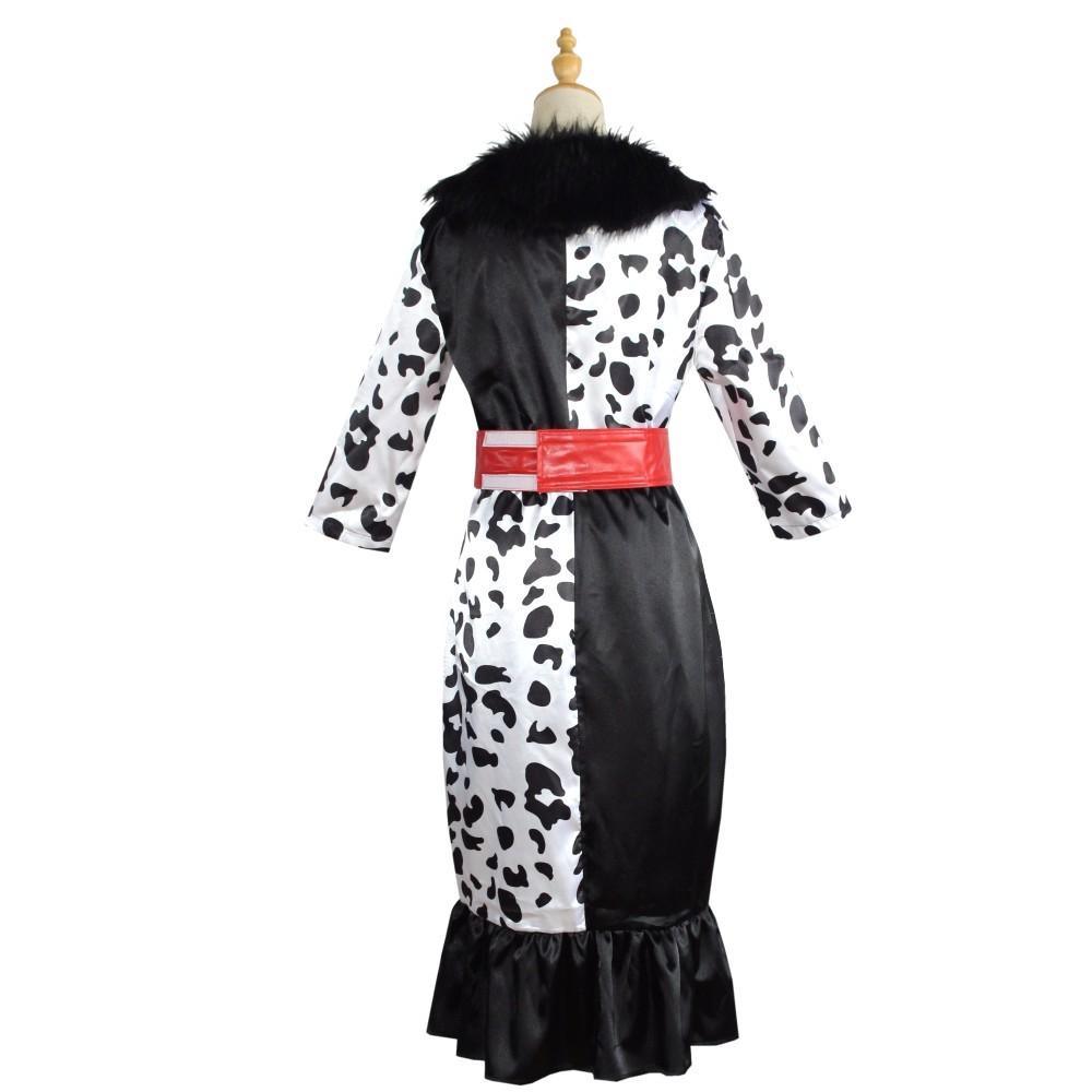 Evil Madame Costume Cruella De Vil cosplay dress 101 Dalmatians - Pajamasbuy