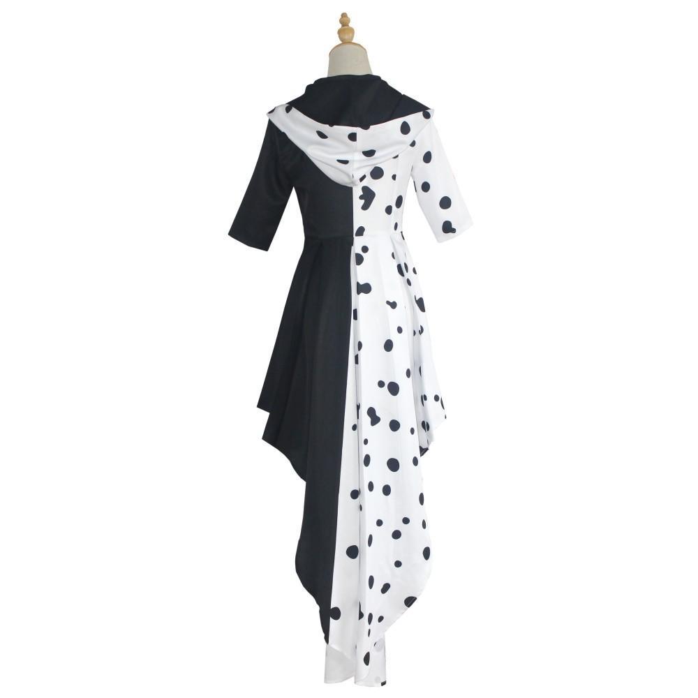 Evil Madame Costume Cruella De Vil cosplay dress 101 Dalmatians - Pajamasbuy