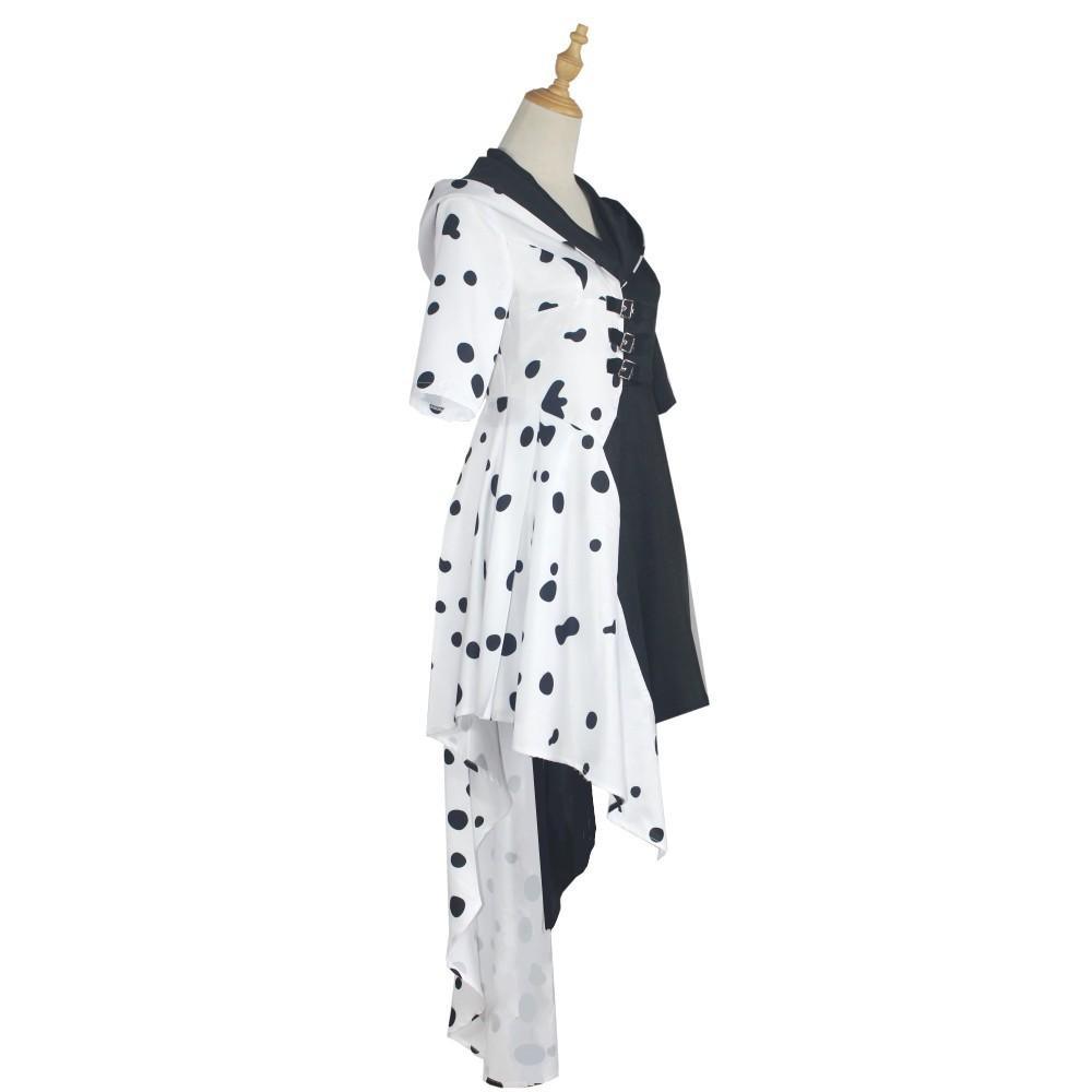 Evil Madame Costume Cruella De Vil cosplay dress 101 Dalmatians - Pajamasbuy