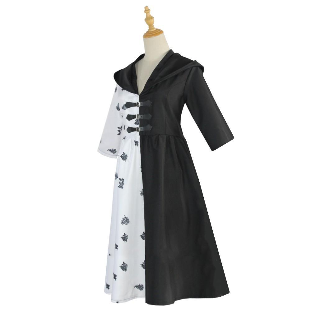 Evil Madame Costume Cruella De Vil cosplay dress 101 Dalmatians - Pajamasbuy