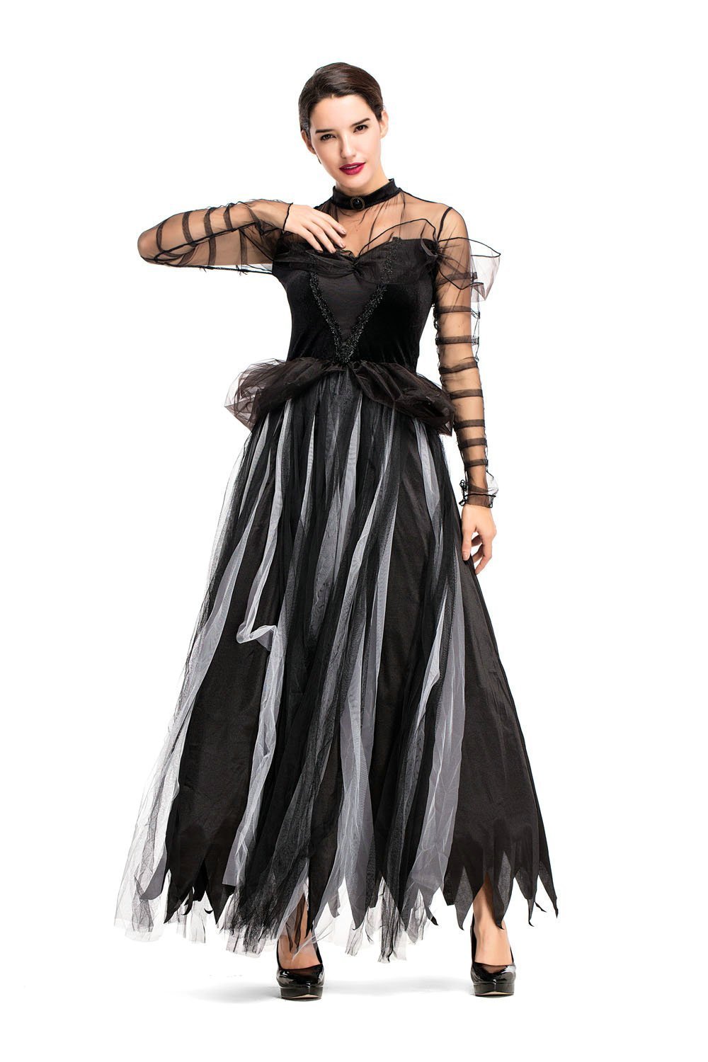 BuyFairy Tale Black Swan Cos Witch Cos Costume for Halloween Party Prom Now Cheaper With 3 - 5 Days Ship - PajamasBuy