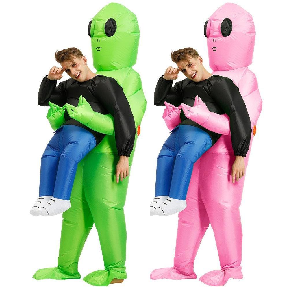 Funny inflatable Alien costume Halloween Party for Adult Kids - Pajamasbuy