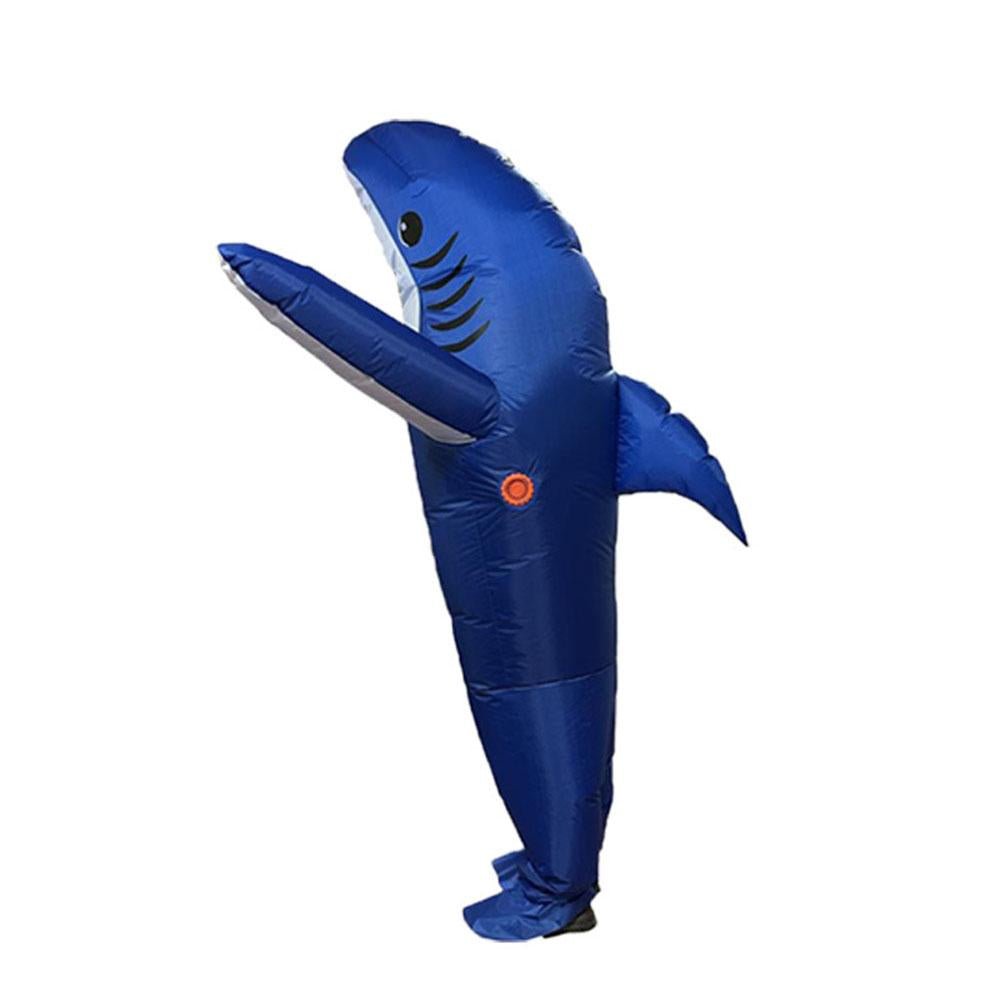 BuyFunny inflatable shark costume Halloween Party for Adult Kids Now Cheaper With 3 - 5 Days Ship - PajamasBuy