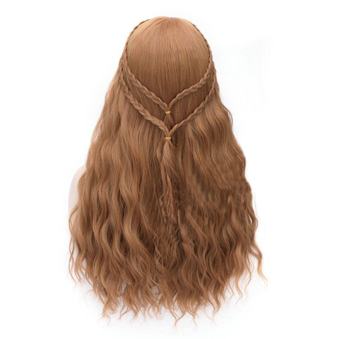 Game of Thrones Cersei Lannister Gold Long Curly Hair Cosplay Wig - Pajamasbuy