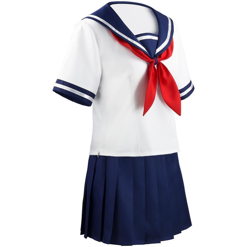 Game Yandere Simulator Cosplay Costume Uniform JK School Uniform Outfit Sailor Suit T-shirt Skirt for Women - Pajamasbuy