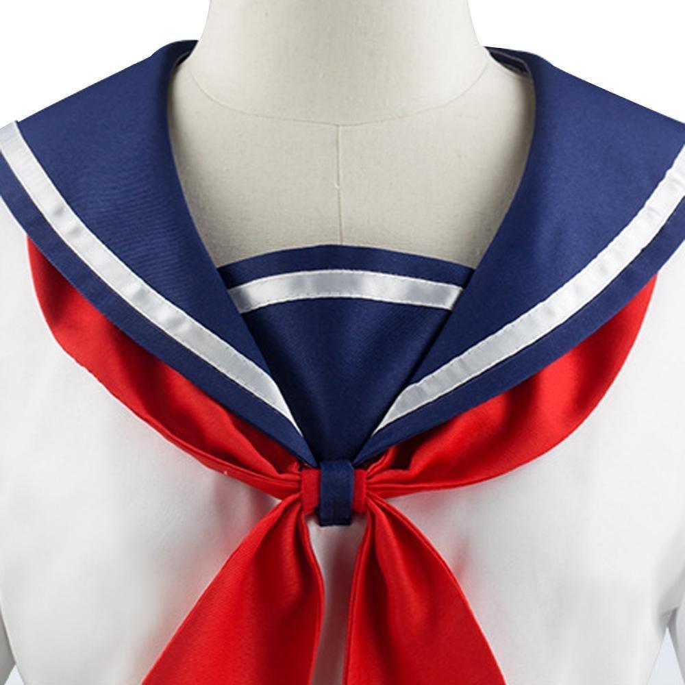 Game Yandere Simulator Cosplay Costume Uniform JK School Uniform Outfit Sailor Suit T-shirt Skirt for Women - Pajamasbuy