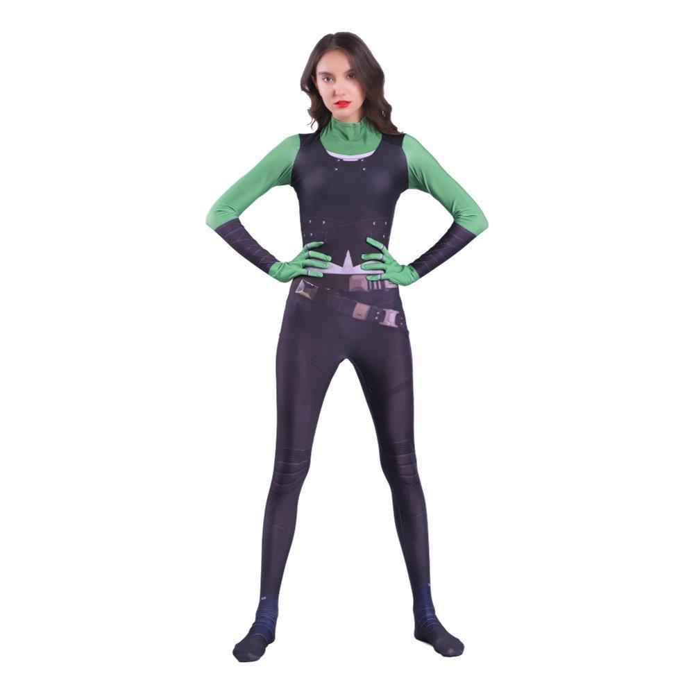 Gamora Costumes Guardians of The Galaxy Cosplay Jumpsuit Superhero Avengers Zentai - Pajamasbuy