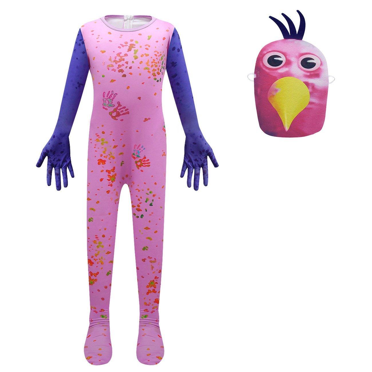 Garden of Banban Costume Kids Chicken Cosplay Bodysuit Horror Play Jumpsuit - Pajamasbuy