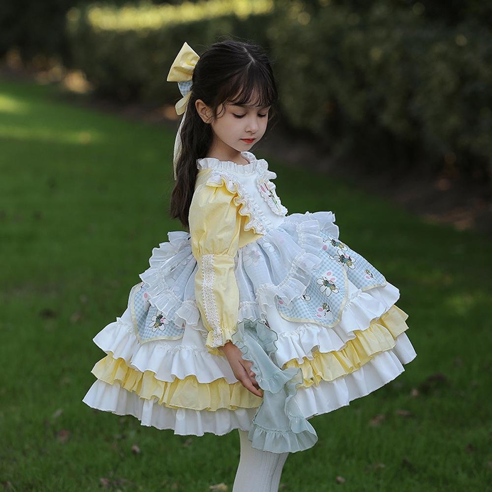 BuyGirls Lolita Dress Kids Cute Tutu Skirt And Hair Accessories Costumes Party Now Cheaper With 3 - 5 Days Ship - PajamasBuy