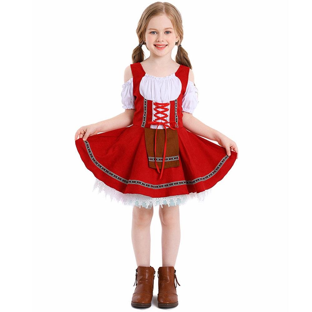 BuyGirls' Oktoberfest Costume German Beer Festival Dress Halloween Performances Now Cheaper With 3 - 5 Days Ship - PajamasBuy