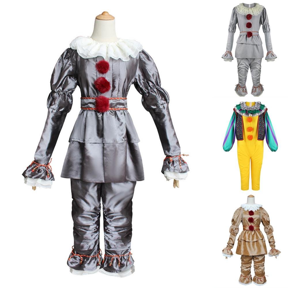 BuyGrand Heritage Pennywise Movie Adult Clown Costume Now Cheaper With 3 - 5 Days Ship - PajamasBuy