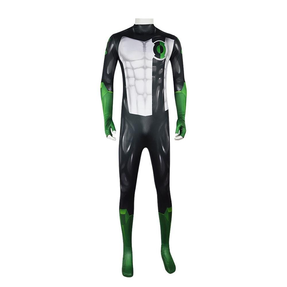 Green Lantern Movie Kyle Rayner Adult Zentai Jumpsuit Cosplay Costume Carnival - Pajamasbuy