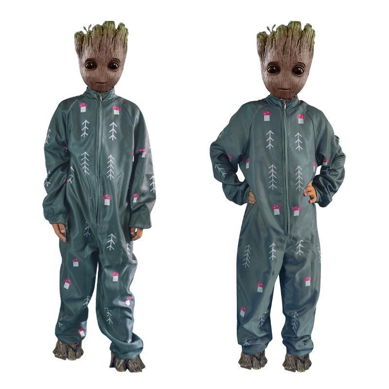 Guardians of the Galaxy Ente Groot jumpsuit Halloween Cosplay Costume Outfits Party Carnival Suit - Pajamasbuy