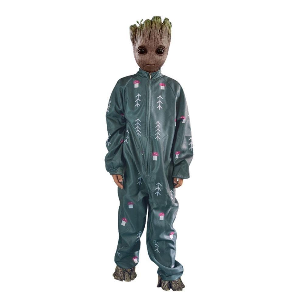 Guardians of the Galaxy Ente Groot jumpsuit Halloween Cosplay Costume Outfits Party Carnival Suit - Pajamasbuy