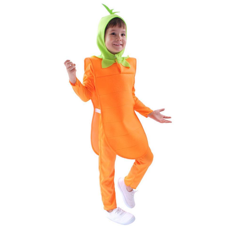 BuyHalloween Carrot Cosplay Costumes Romper Onesie Cute Jumpsuit Outfit for Kids Now Cheaper With 3 - 5 Days Ship - PajamasBuy