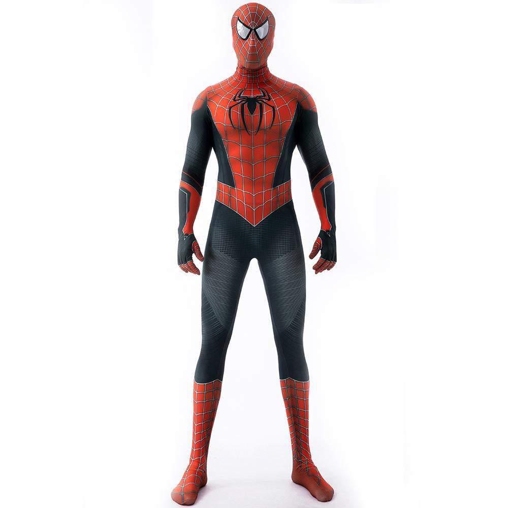 Halloween Cosplay Peter B Parker Spiderman Jumpsuit Superhero Tights Costume Suit Zentai For Adult Kids - Pajamasbuy