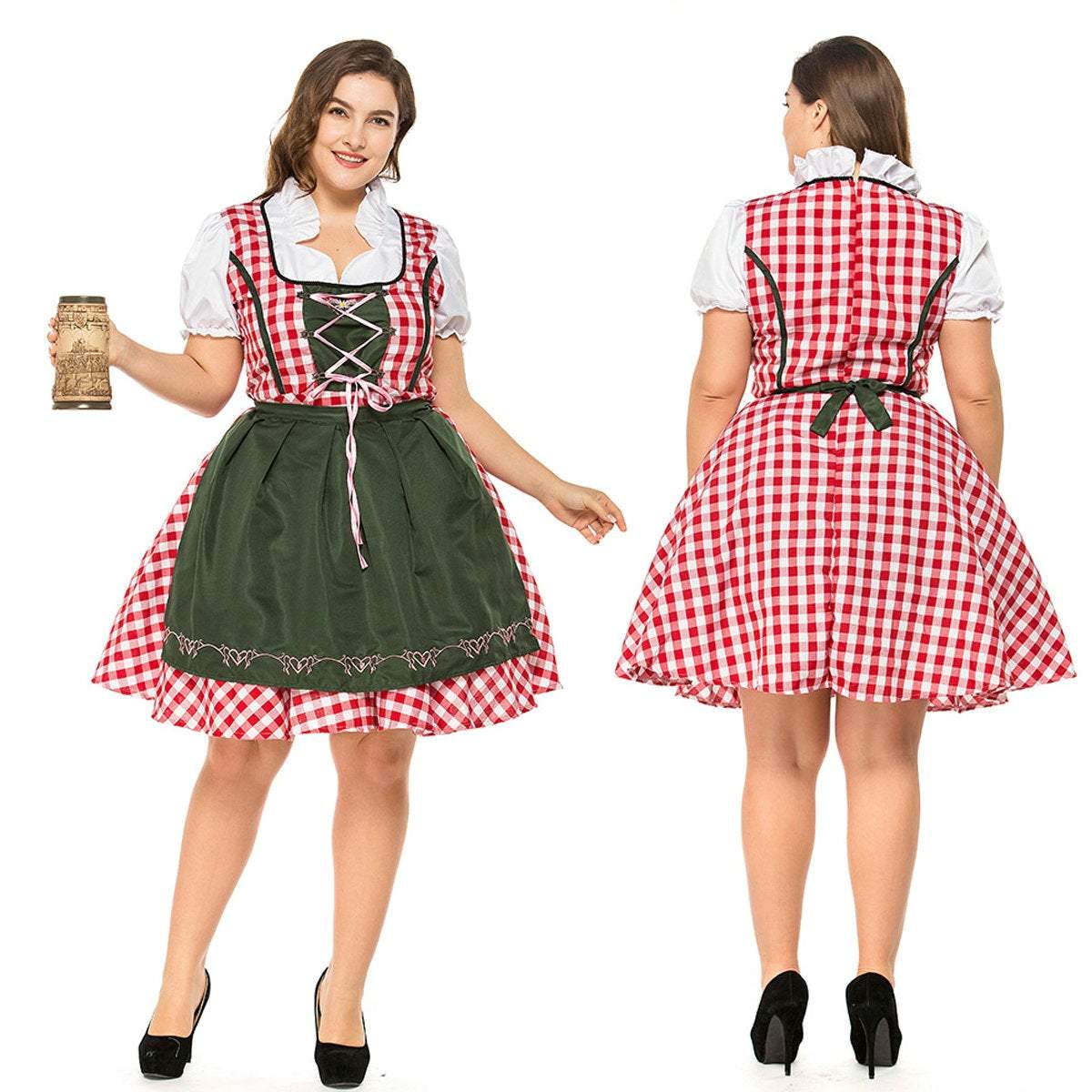 BuyHalloween Plus Size Women German Beer Oktoberfest Cosplay Costume Now Cheaper With 3 - 5 Days Ship - PajamasBuy