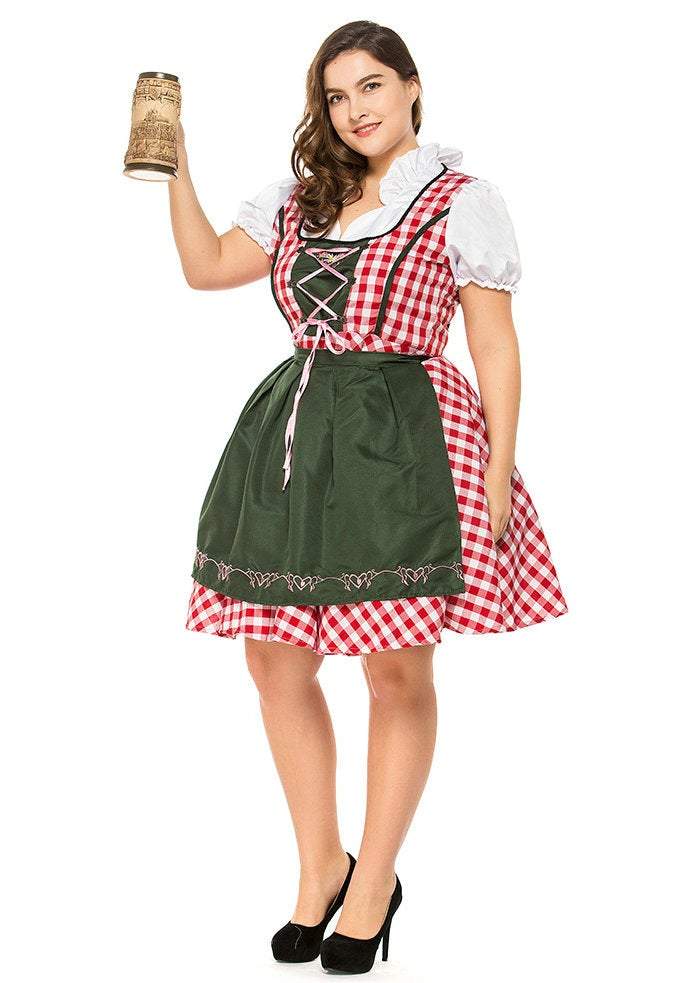 BuyHalloween Plus Size Women German Beer Oktoberfest Cosplay Costume Now Cheaper With 3 - 5 Days Ship - PajamasBuy