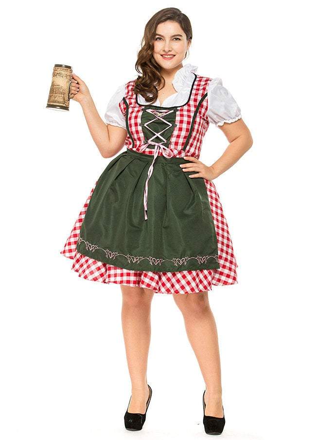 BuyHalloween Plus Size Women German Beer Oktoberfest Cosplay Costume Now Cheaper With 3 - 5 Days Ship - PajamasBuy