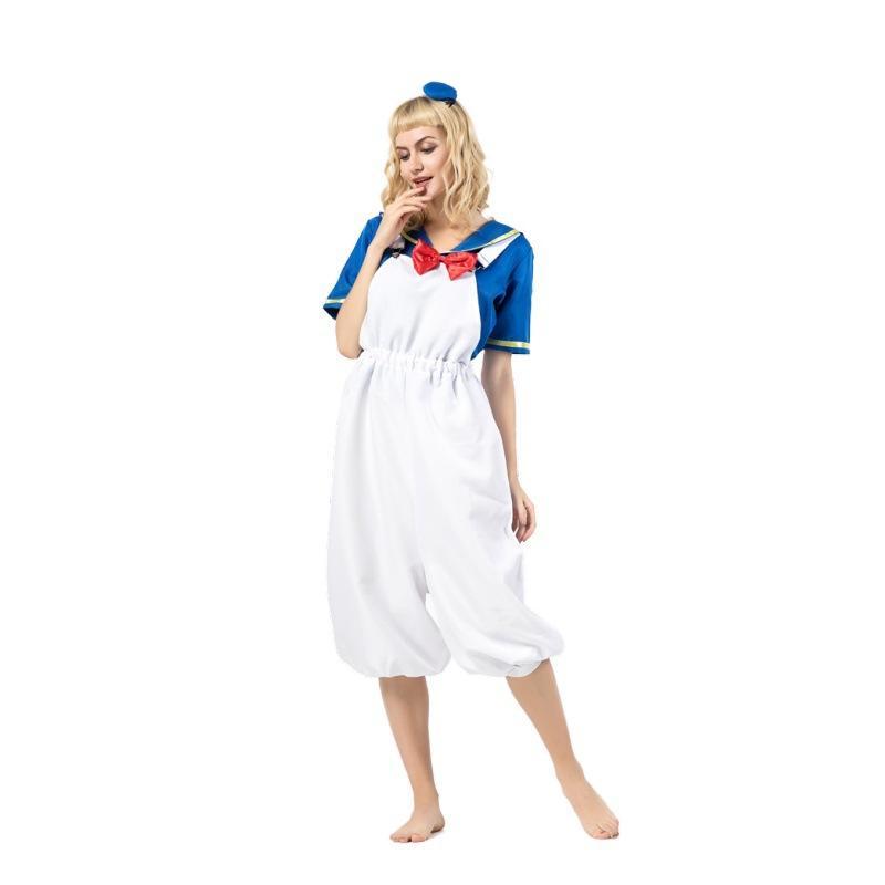 BuyHalloween Sailor Suit Donald Duck Matching Family Cosplay Costume Now Cheaper With 3 - 5 Days Ship - PajamasBuy