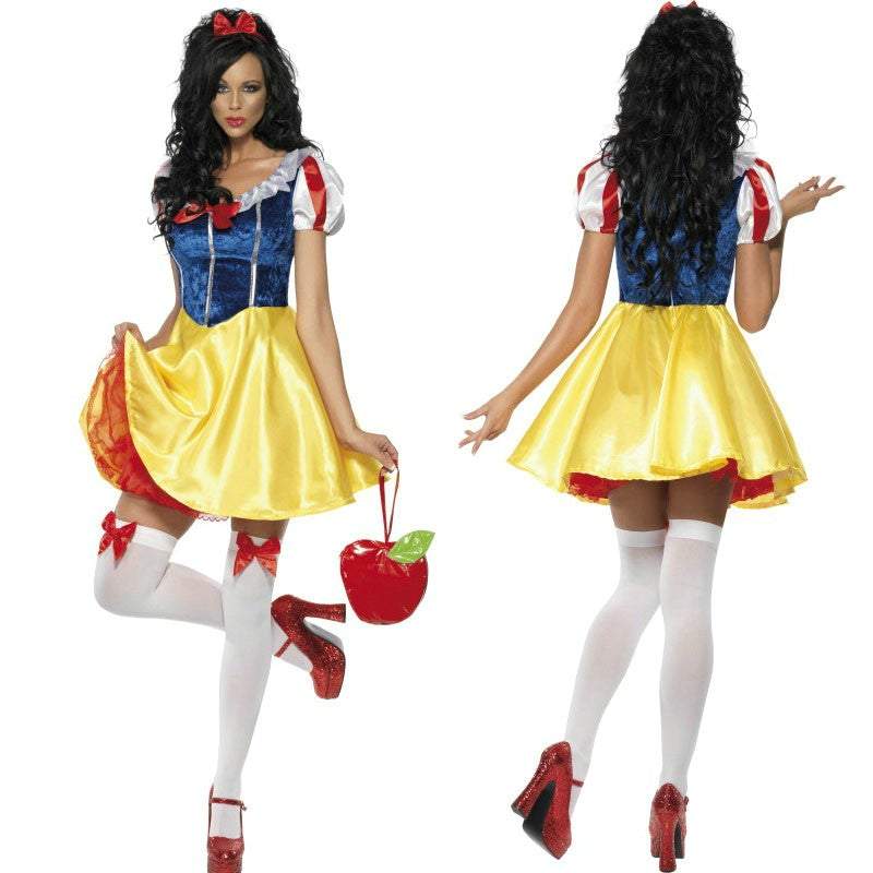 BuyHalloween snow White Dress Cosplay Costume Now Cheaper With 3 - 5 Days Ship - PajamasBuy