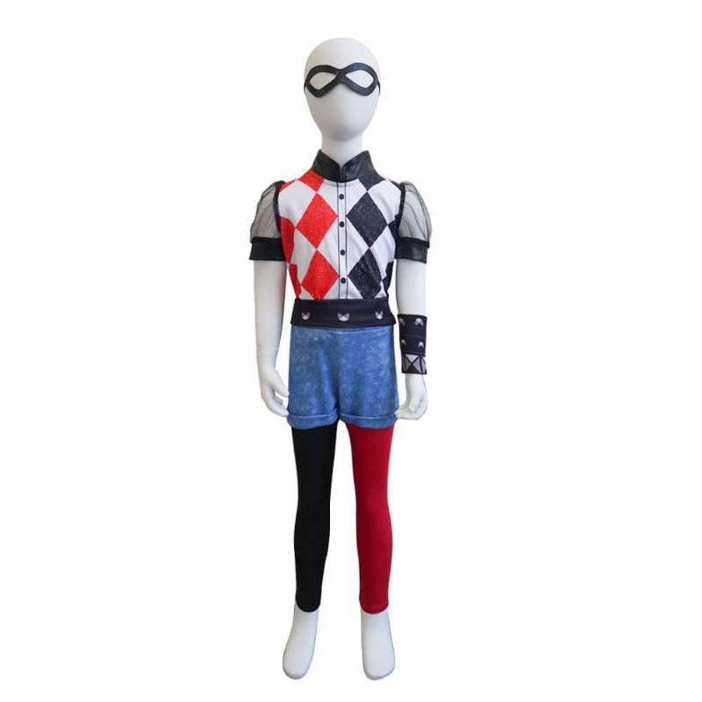 Harley Quinn Halloween Cosplay Performance Costume Outfits Carnival Suit Kids - Pajamasbuy