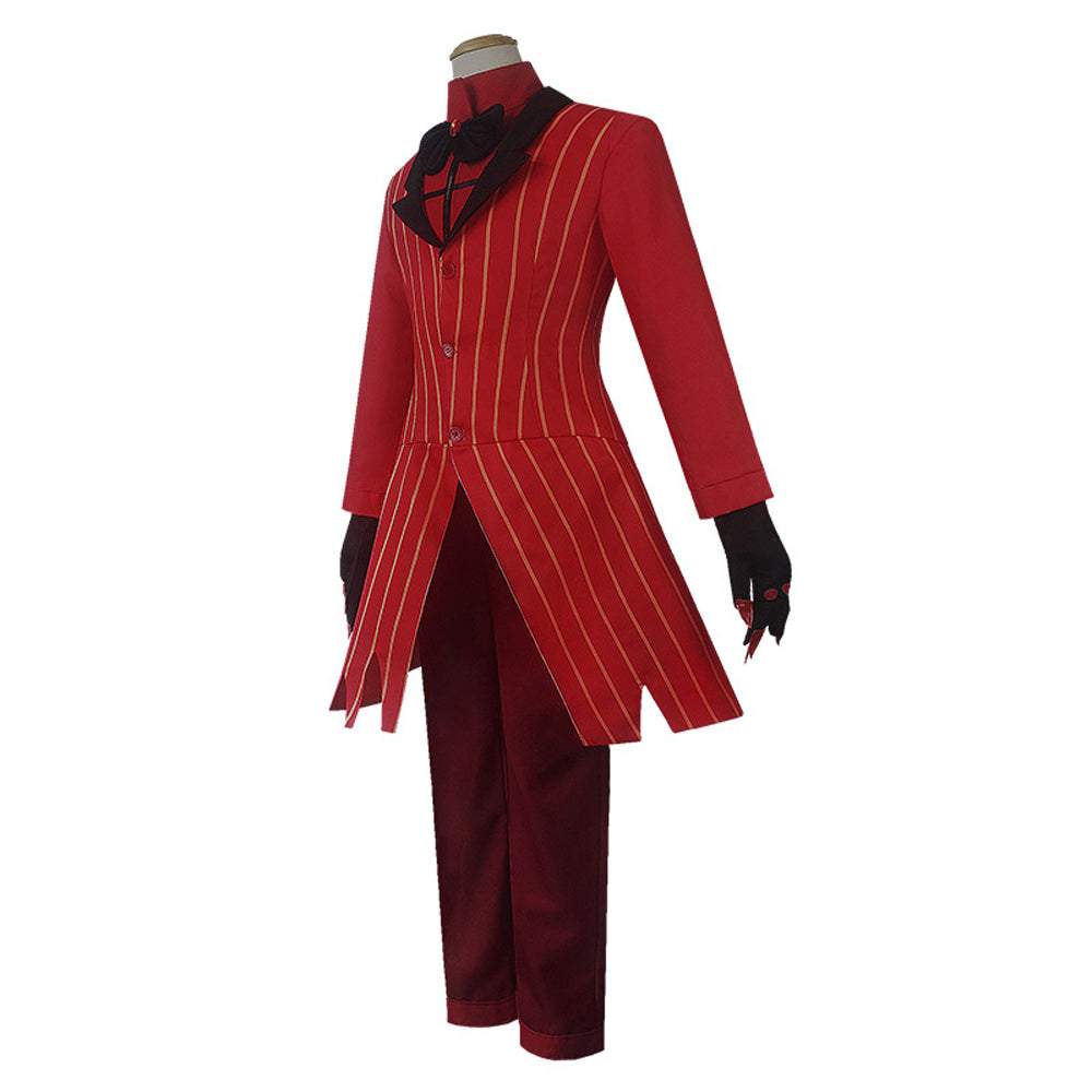 BuyHazbin Hotel Cosplay Costume Alastor Angel Dust Jacket Anime Halloween Suit Outfit Sets Dress Up For Adults Now Cheaper With 3 - 5 Days Ship - PajamasBuy