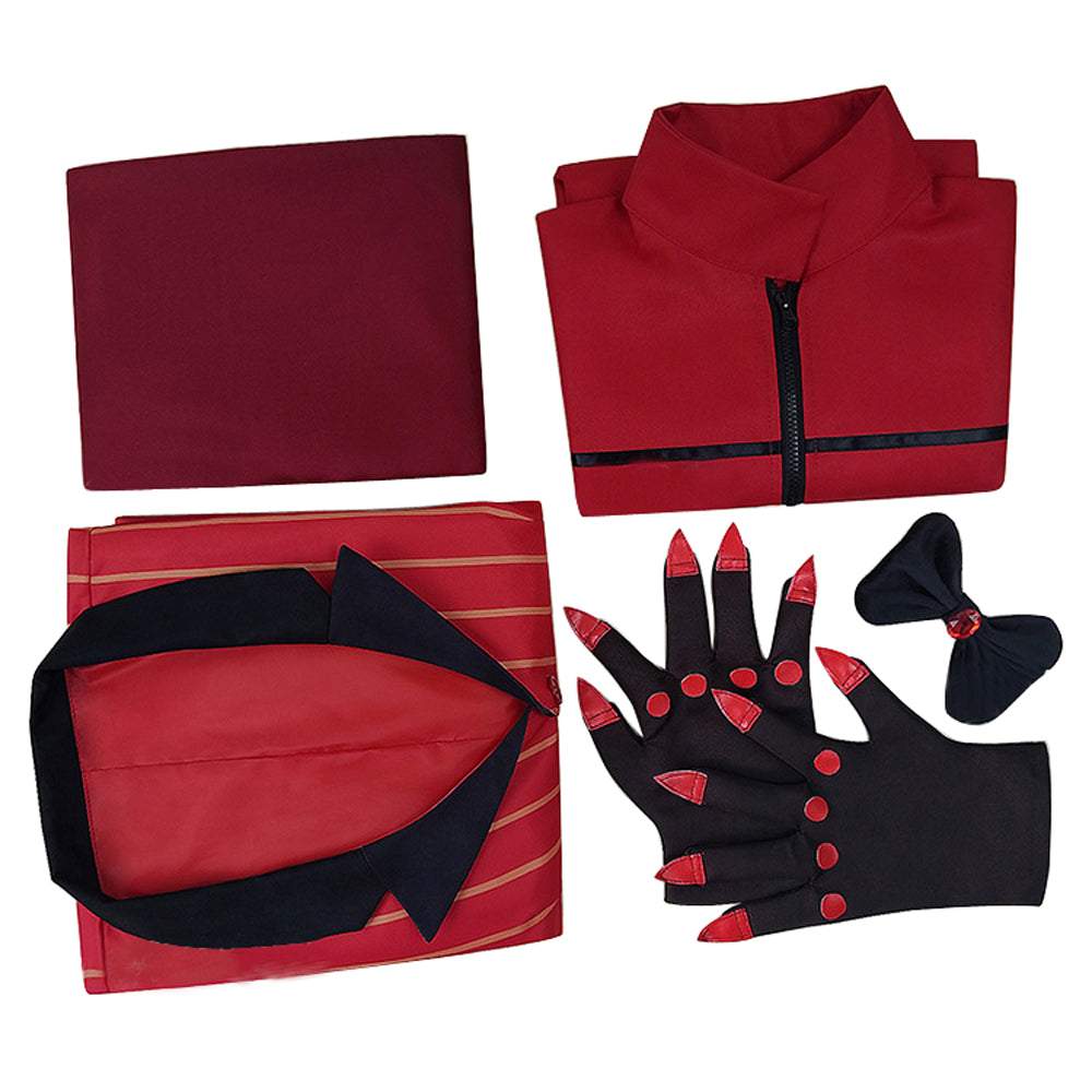 BuyHazbin Hotel Cosplay Costume Alastor Angel Dust Jacket Anime Halloween Suit Outfit Sets Dress Up For Adults Now Cheaper With 3 - 5 Days Ship - PajamasBuy