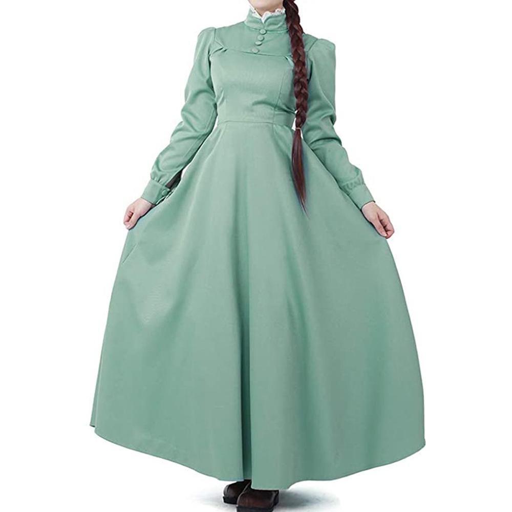 Howl's Moving Castle Sophie Cosplay Costume Elegant Women's Dress - Pajamasbuy