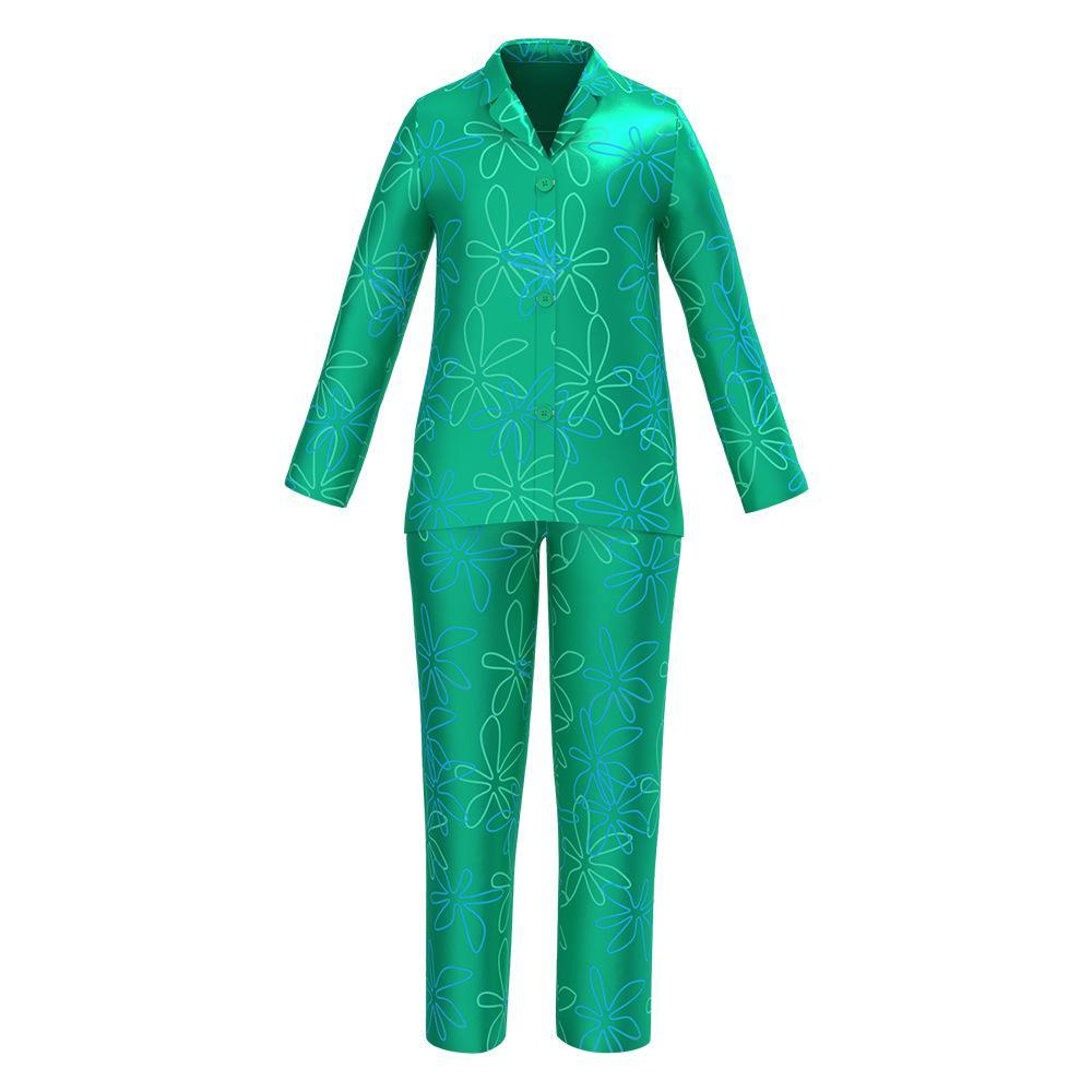 inside out 2 costumes Summer ice silk pajamas Home Wear - Pajamasbuy