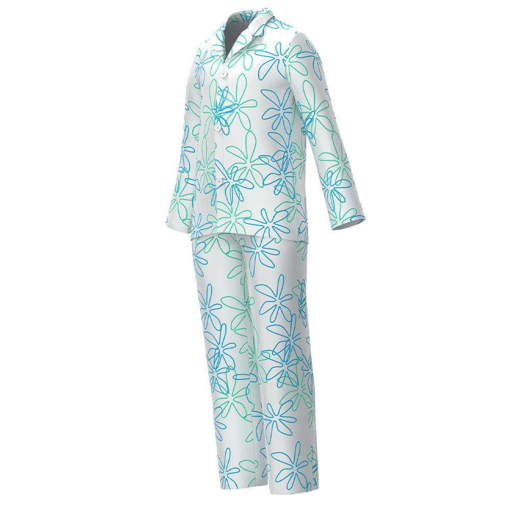 Buyinside out 2 costumes Summer ice silk pajamas Home Wear Now Cheaper With 3 - 5 Days Ship - PajamasBuy