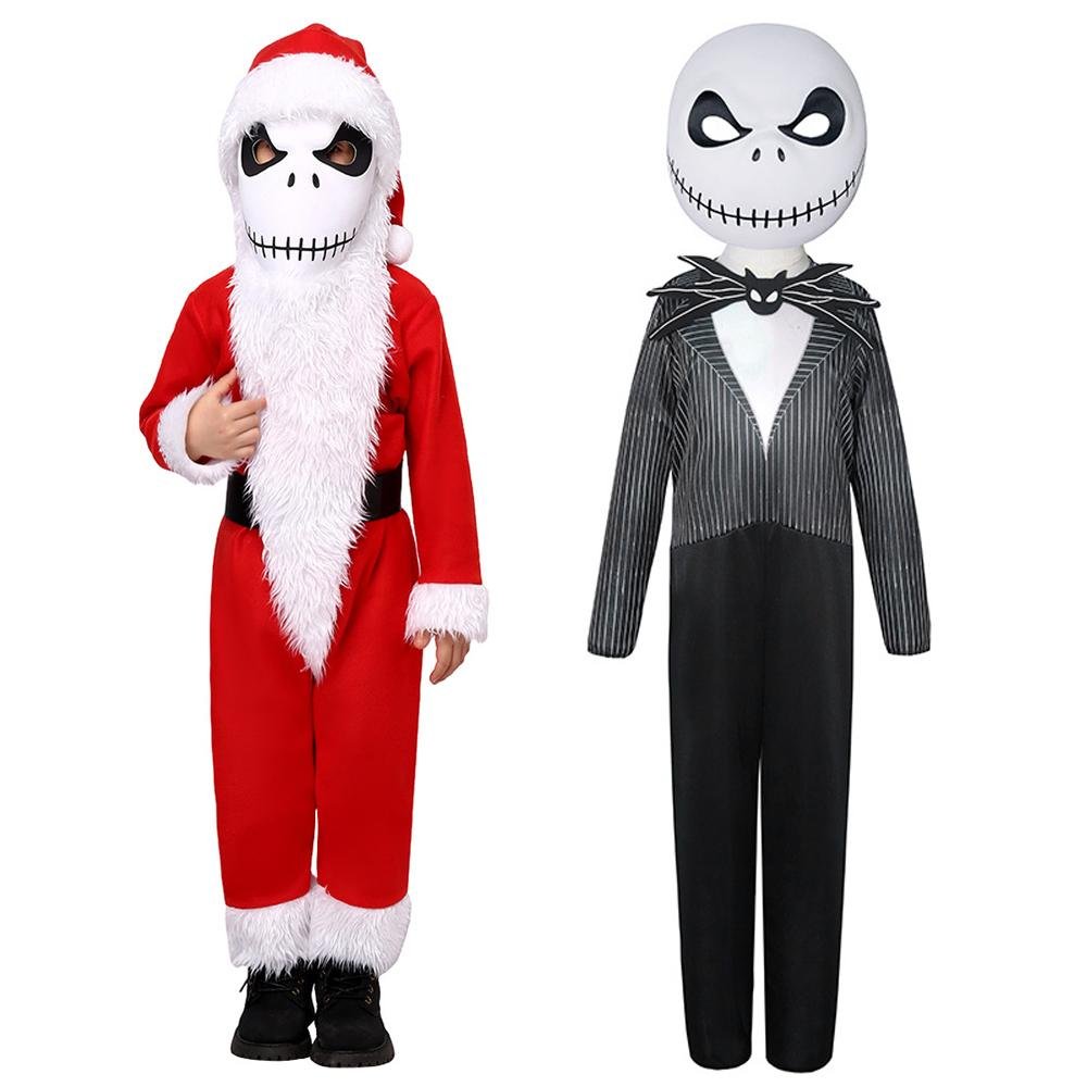 Buyjack skellington in santa suit The Nightmare Before Christmas Party Costume Now Cheaper With 3 - 5 Days Ship - PajamasBuy