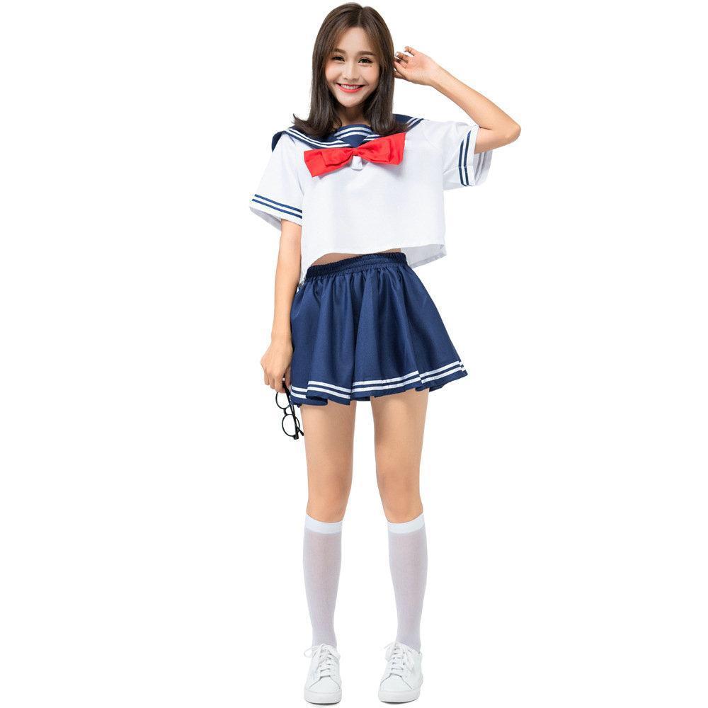 BuyJapanese School Uniform Cosplay Family Matching Costume Now Cheaper With 3 - 5 Days Ship - PajamasBuy