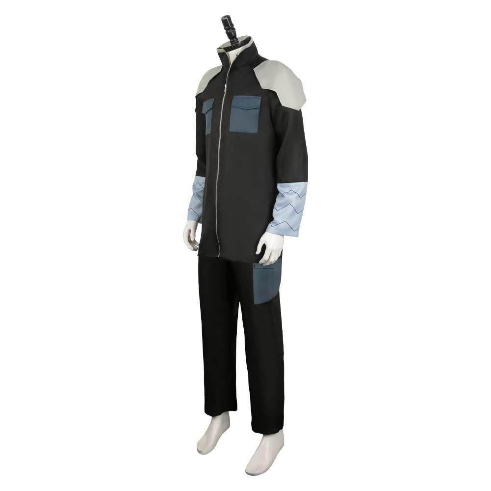 Kaiju No. 8 Soshiro Hoshina Black Team Uniform Cosplay Costume Male Role Play Outfit - Pajamasbuy