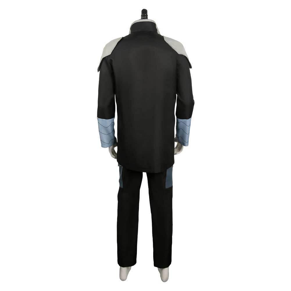 Kaiju No. 8 Soshiro Hoshina Black Team Uniform Cosplay Costume Male Role Play Outfit - Pajamasbuy