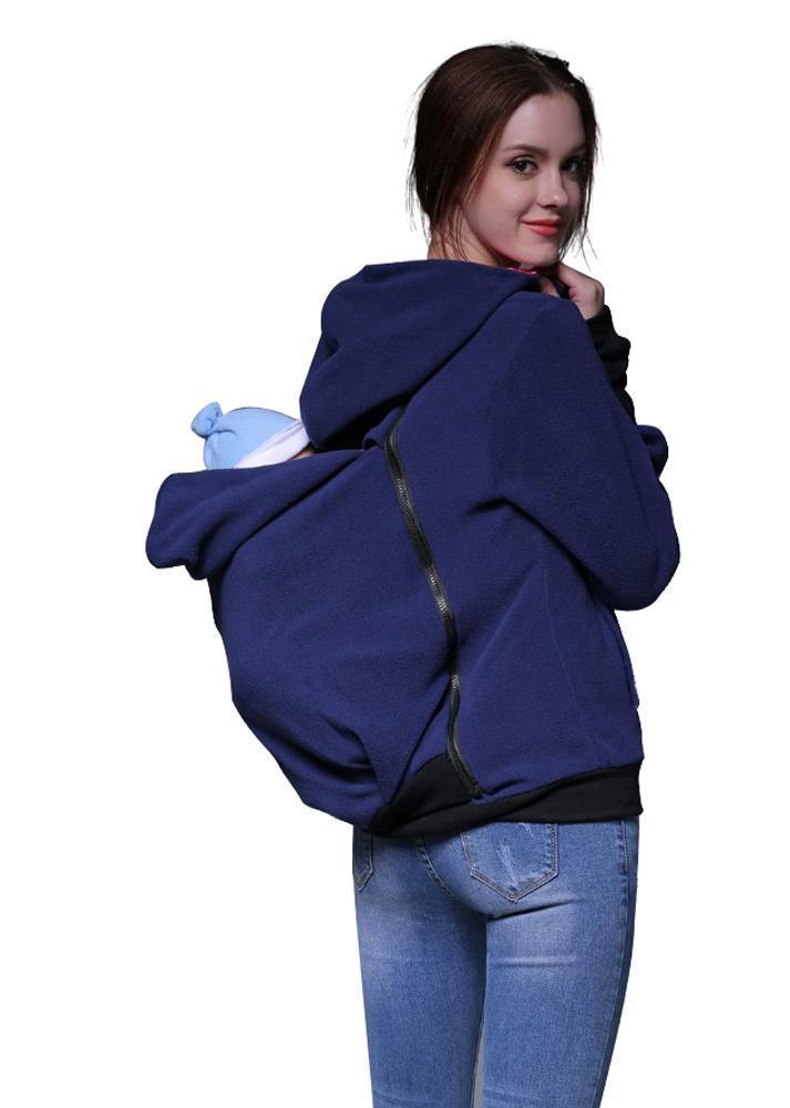 Kangaroo Mom Baby Carrier Hoodie Coat Jacket Pet Bag - Pajamasbuy