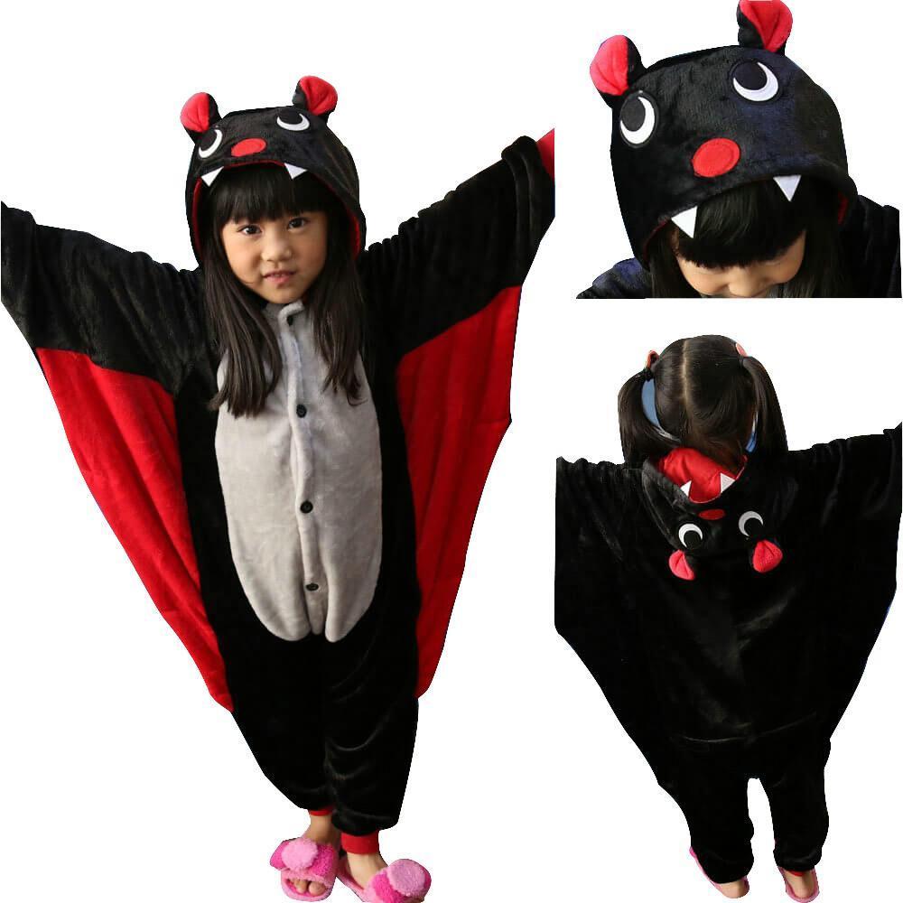 BuyKids Animal Bat Onesies Hoodie Kigurumi Costume Pajamas Now Cheaper With 3 - 5 Days Ship - PajamasBuy